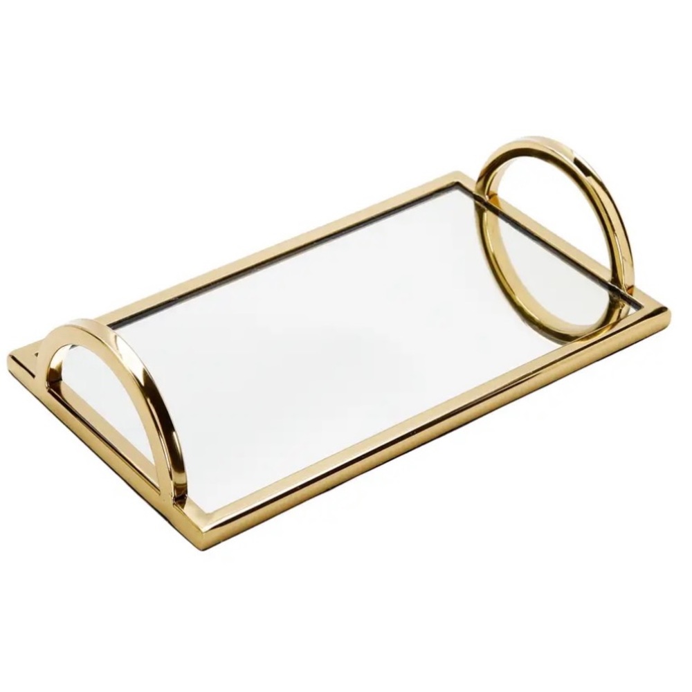 Mirrored decorative tray